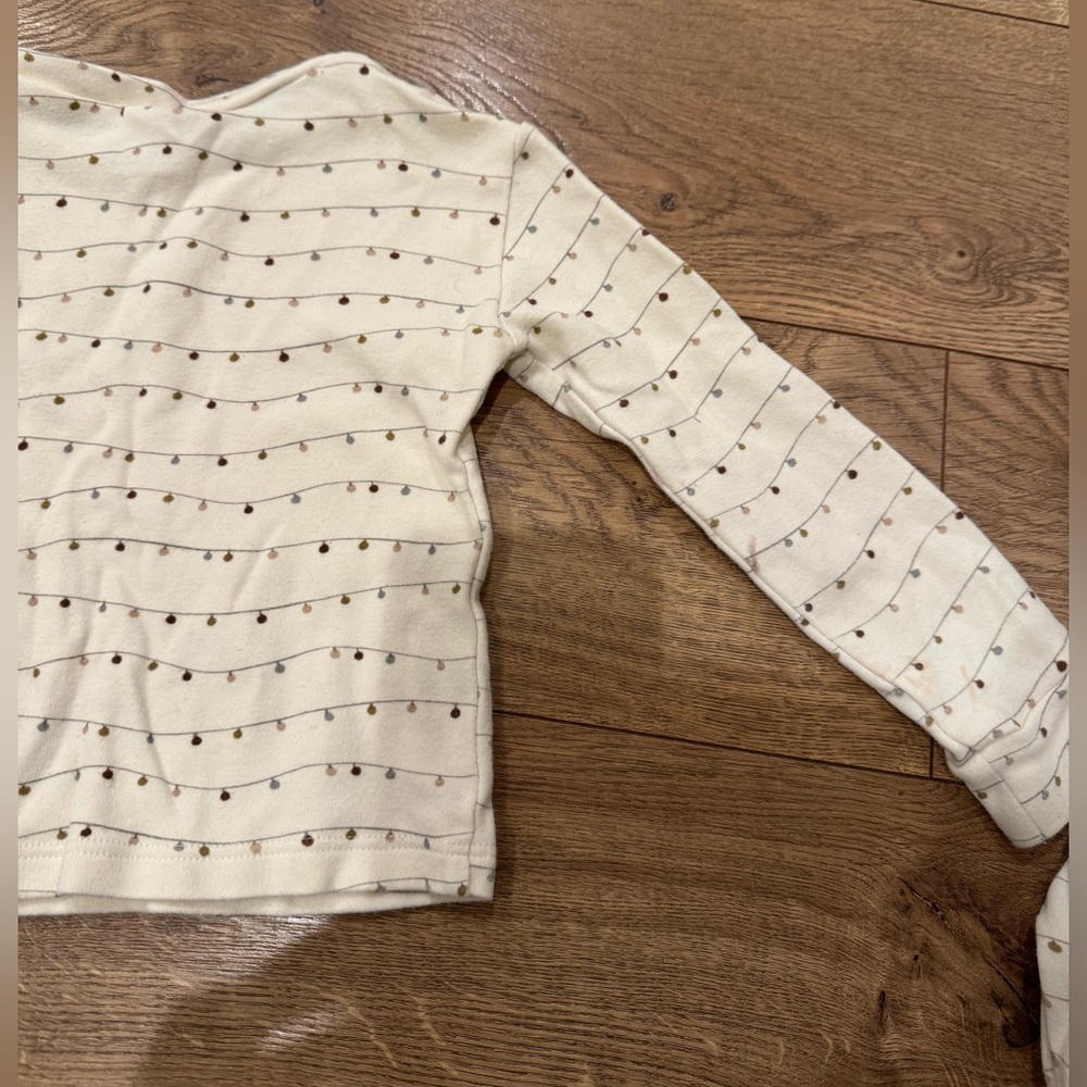 Rylee + Cru Cream Holiday Lights Pajama Set - Picture 2 of 8